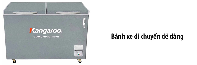 Có bánh xe thuận tiện cho việc di chuyển