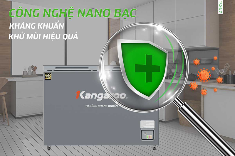 Công nghệ nano bạc cho khả năng kháng khuẩn, khử mùi hôi hiệu quả