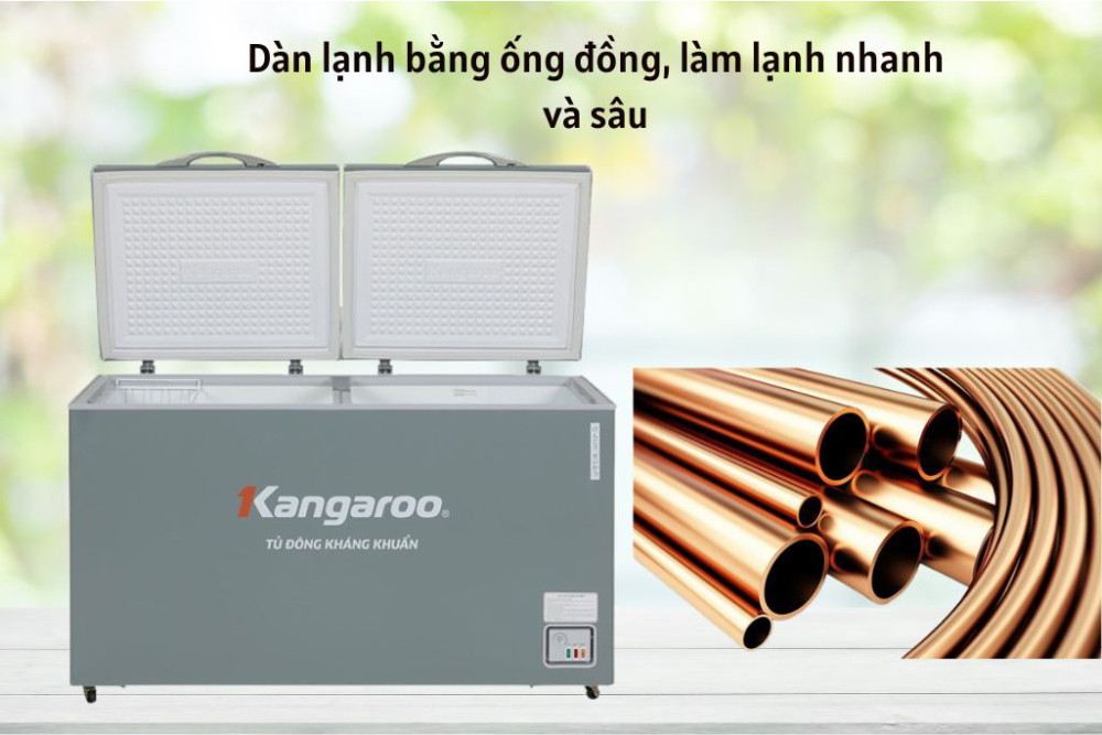 Tủ đông Kangaroo inverter 430 lít KGFZ490IG1 - Hàng chính hãng