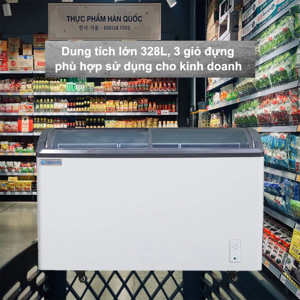 Tủ đông kem Lightcool SD-418Y 328L - Hàng chính hãng