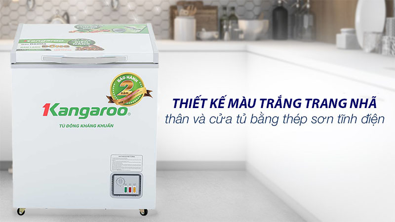 Tủ đông kháng khuẩn Kangaroo 90 lít KG168NC1 - Hàng chính hãng