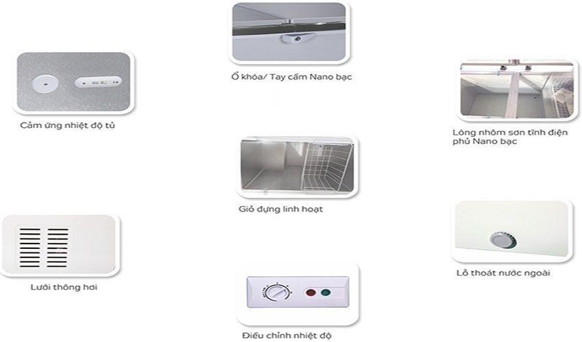 Tủ đông kháng khuẩn Kangaroo KG236C2 - Hàng chính hãng