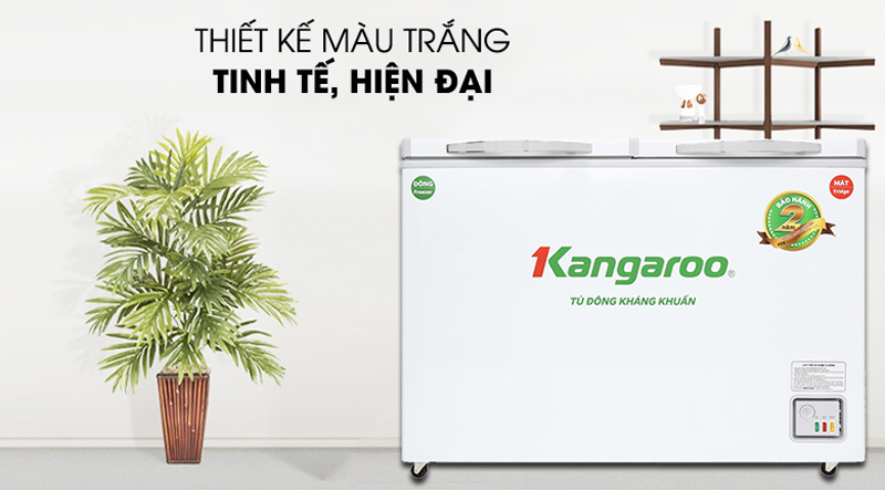 Tủ đông kháng khuẩn Kangaroo KG400NC2 - Hàng chính hãng