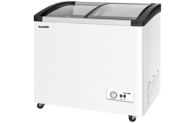 Tủ đông kính cong lùa Aquafine JW-245FR - Hàng chính hãng