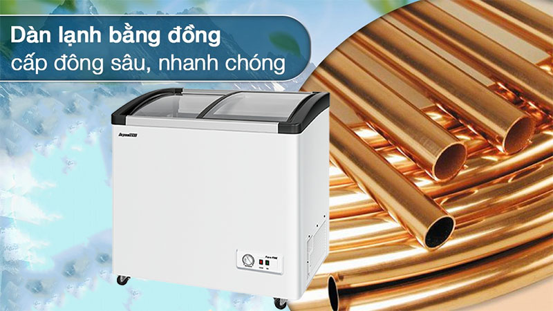 Tủ đông kính lùa Aquafine JW-1500F - Hàng chính hãng