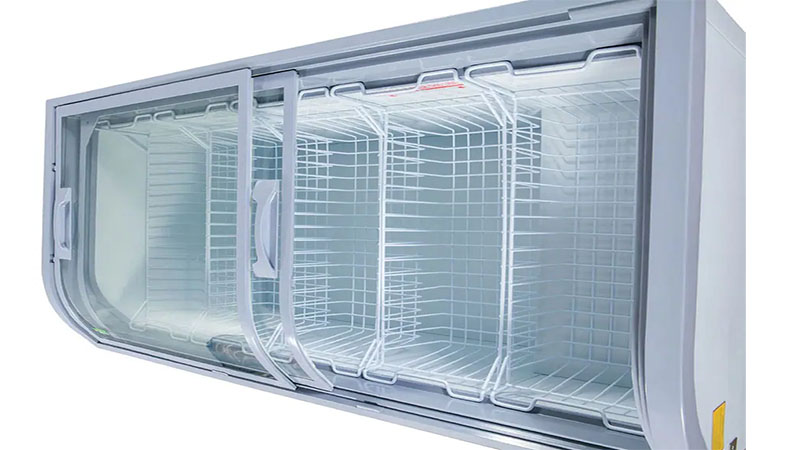 Tủ đông kính lùa cong Alaska KC-395 - Hàng chính hãng