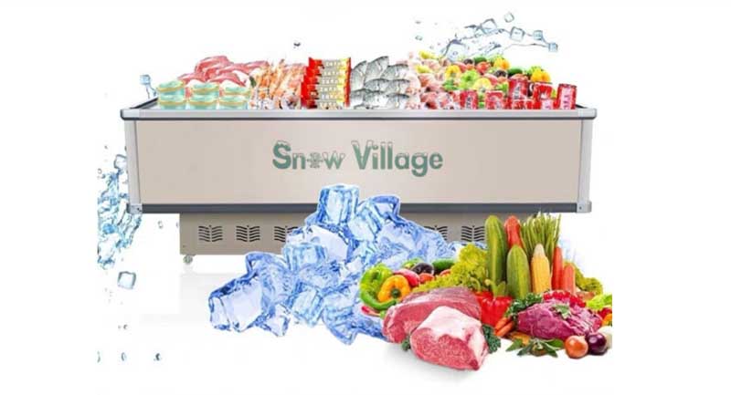 Tủ này phù hợp sử dụng cho cửa hàng bách hóa, siêu thị, cửa hàng hải sản,….