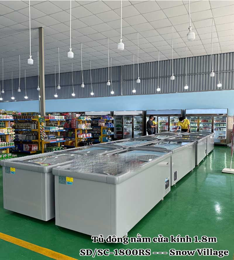 Phù hợp sử dụng cho cửa hàng bách hóa, siêu thị, cửa hàng hải sản,….