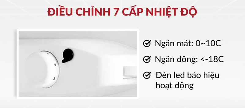 Tủ lạnh 128 lít Cobi CB-127B/W  - Hàng chính hãng