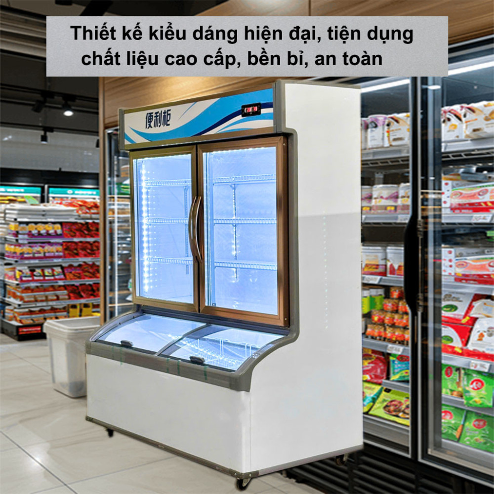 Tủ đông mát 2 chế độ  Lightcool SC-1520D 968L - Hàng chính hãng