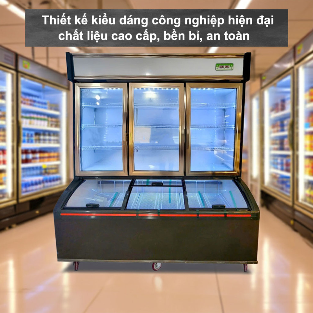 Tủ đông mát 2 chế độ Lightcool SC-1760D 1170L - Hàng chính hãng