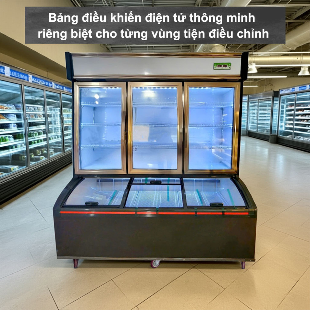 Tủ đông mát 2 chế độ Lightcool SC-1760D 1170L - Hàng chính hãng