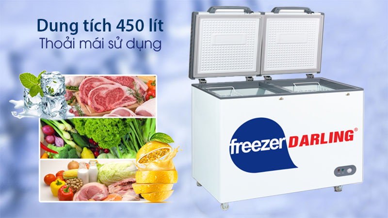 Tủ đông mát 2 ngăn Darling DMF-4999W2 - Hàng chính hãng