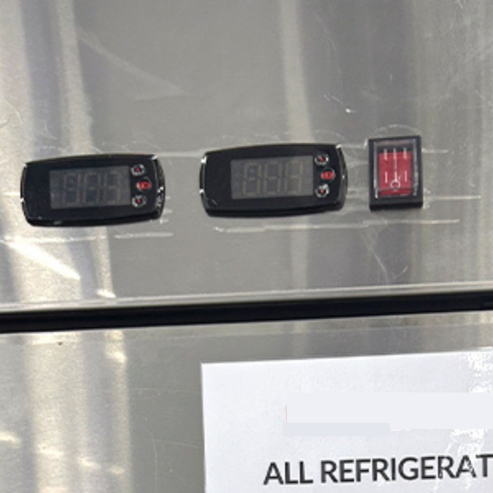 Tủ đông mát 4 cánh inox H&C CDB1.0L4ARF - Hàng chính hãng