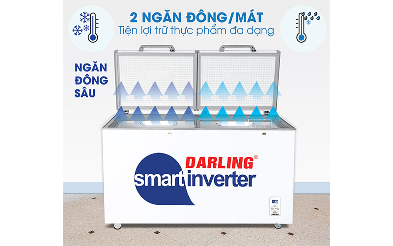 Tủ đông mát Inverter Darling DMF-4699WSI-2 - Hàng chính hãng
