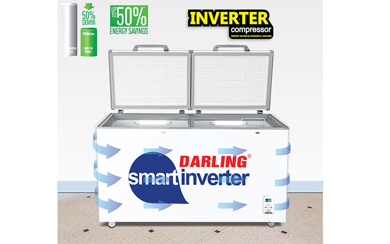 Tủ đông mát Inverter Darling DMF-4699WSI - Hàng chính hãng