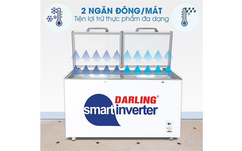 Tủ đông mát Inverter Darling DMF-4699WSI - Hàng chính hãng
