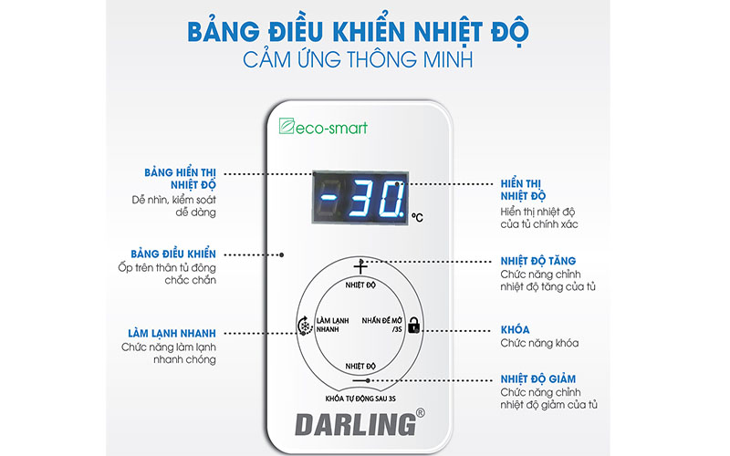 Tủ đông mát Inverter Darling DMF-4699WSI - Hàng chính hãng