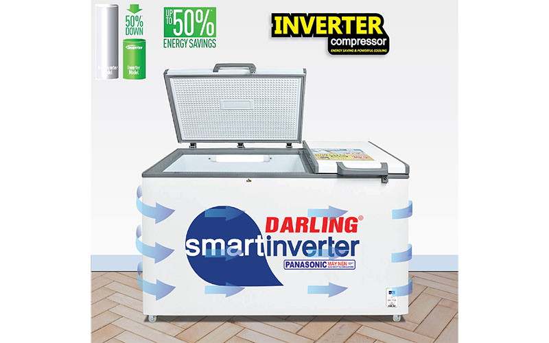 Tủ đông mát Inverter Darling DMF-7699WSI - Hàng chính hãng
