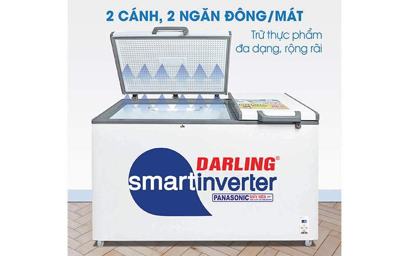 Tủ đông mát Inverter Darling DMF-7699WSI - Hàng chính hãng