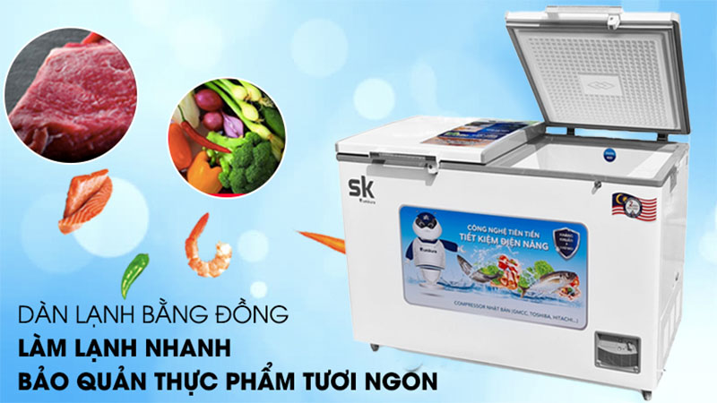 Tủ đông mát Sumikura SKF-400D - Hàng chính hãng