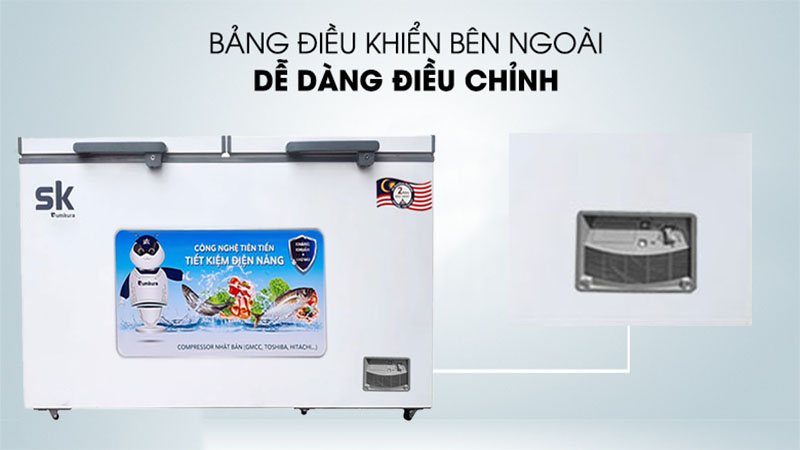 Tủ đông mát Sumikura SKF-400D - Hàng chính hãng