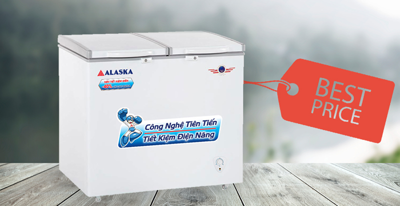 Tủ đông mát Alaska BCD3568N - Hàng chính hãng