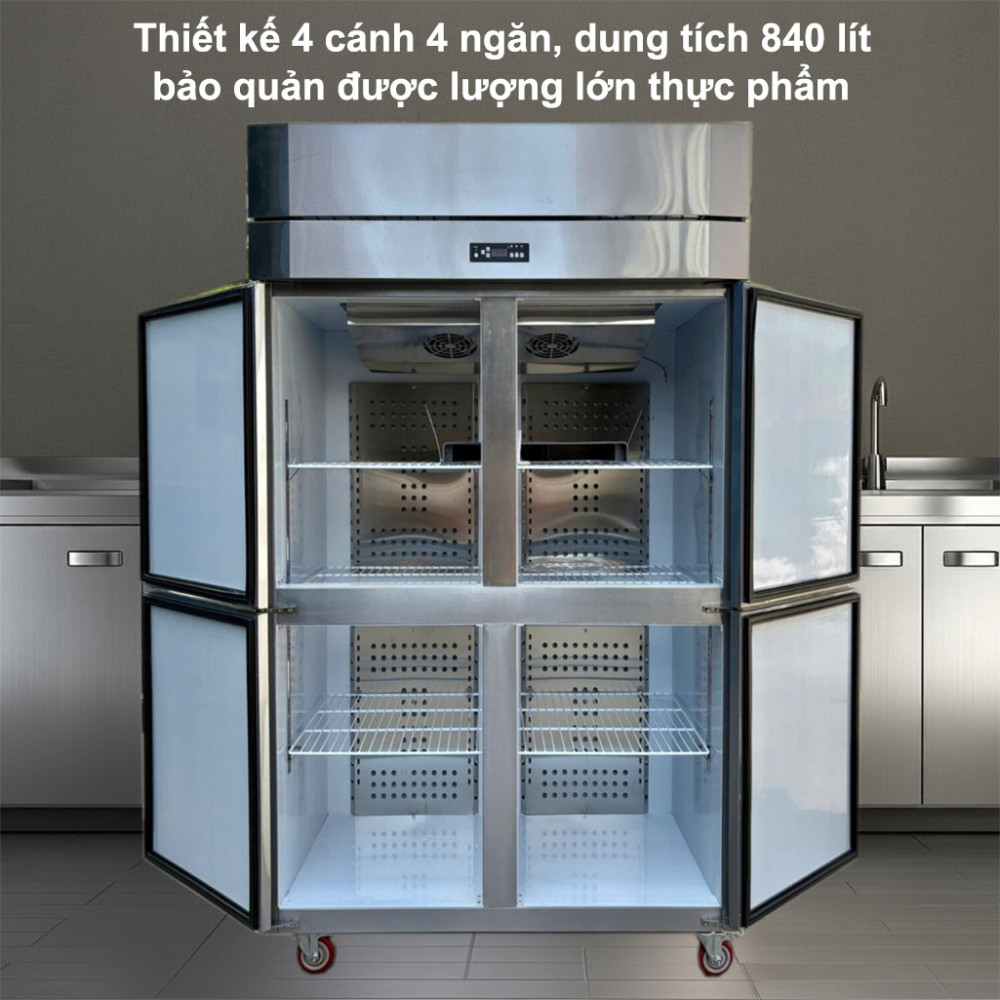 Tủ đông công nghiệp 1 chế độ Lightcool LS-1200F 840L - Hàng chính hãng
