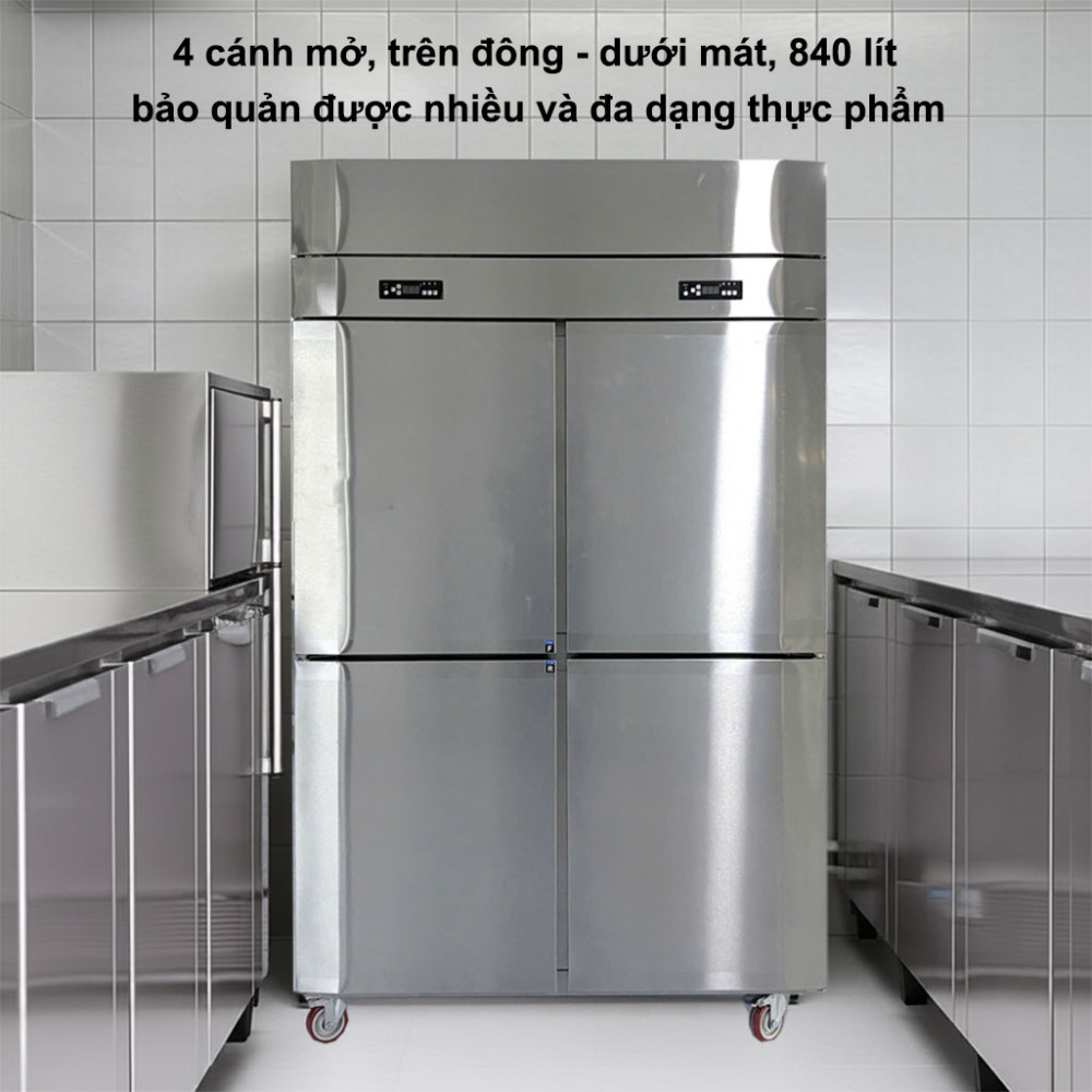 Tủ đông mát công nghiệp 2 chế độ Lightcool LS-1200F 840L - Hàng chính hãng