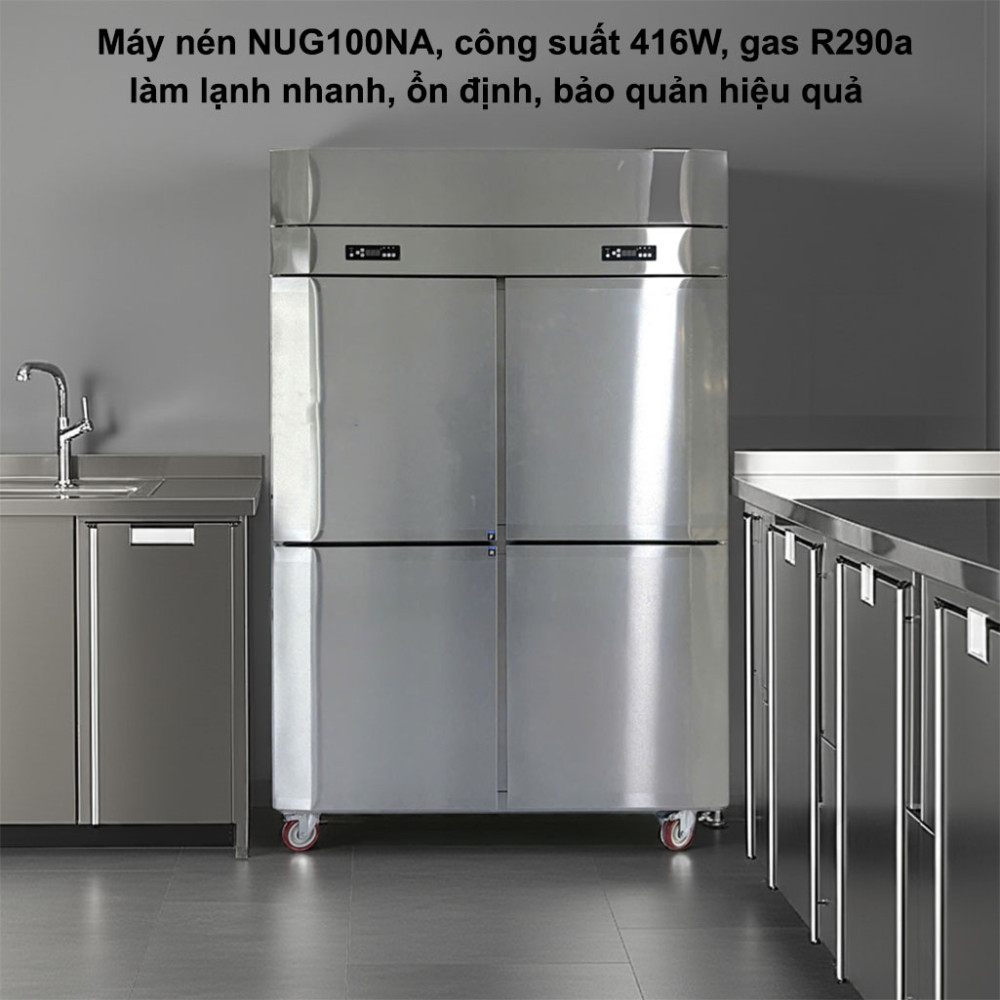 Tủ đông mát công nghiệp 2 chế độ Lightcool LS-1200F 840L - Hàng chính hãng