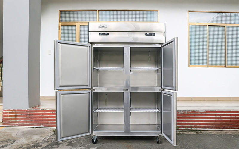 Tủ đông mát inox 4 cánh Kistem KIS-XD45HRF - Hàng chính hãng