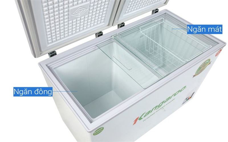 Tủ đông mát Kangaroo 192 lít KG266NC2 - Hàng chính hãng