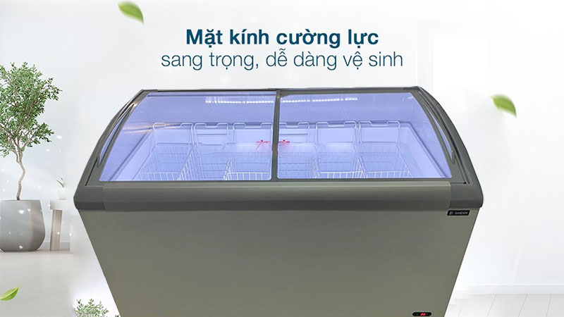 Tủ đông mặt kính Sanden SNC-0515 - Hàng chính hãng