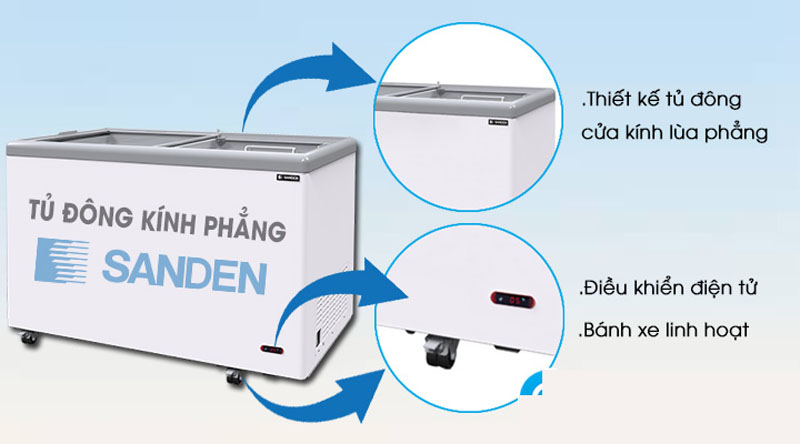 Tủ đông Sanden Intercool SNG-0405 - Hàng chính hãng