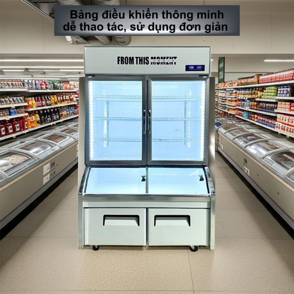 Tủ đông mát tích hợp 3 chế độ Lightcool LS-1800F 1.2M 710L - Hàng chính hãng