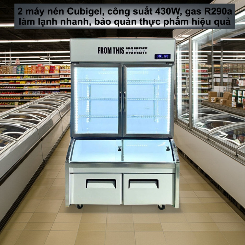 Tủ đông mát tích hợp 3 chế độ Lightcool LS-1800F 1.2M 710L - Hàng chính hãng