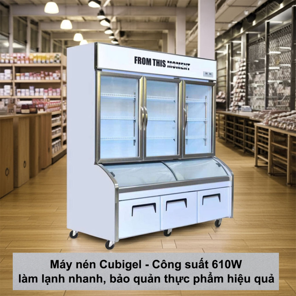 Tủ đông mát tích hợp 3 chế độ Lightcool LS-1800F 1.8M 1103L hoạt động với công suất mạnh mẽ