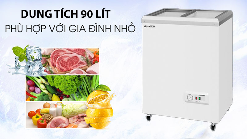 Tủ đông mini AquaFine JW-80F - Hàng chính hãng