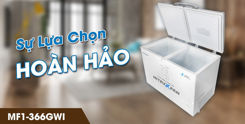 Tủ đông MitsuXfan MF1-366GWI - Hàng chính hãng