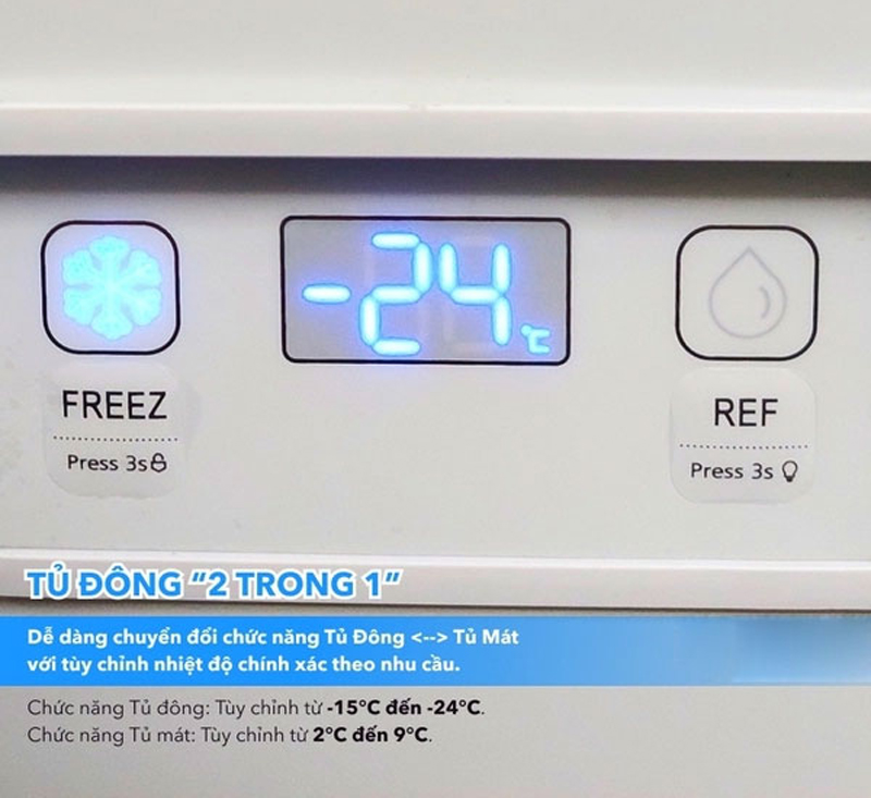 Tủ đông 1 ngăn MitsuXfan MF1-4066WWEI - Hàng chính hãng