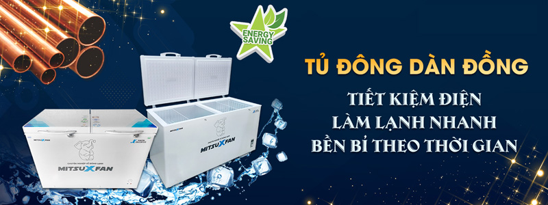 Tủ đông 1 ngăn MitsuXfan MF1-6666WWEI - Hàng chính hãng