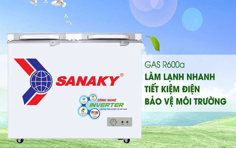 Tủ đông nằm Sanaky VH2599A4K - Hàng chính hãng