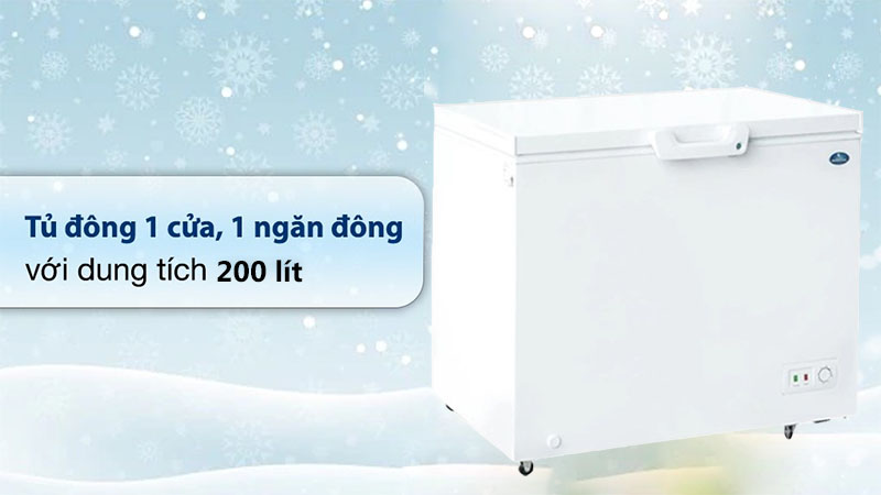 Tủ đông nằm Sanden SCF-0215 - Hàng chính hãng