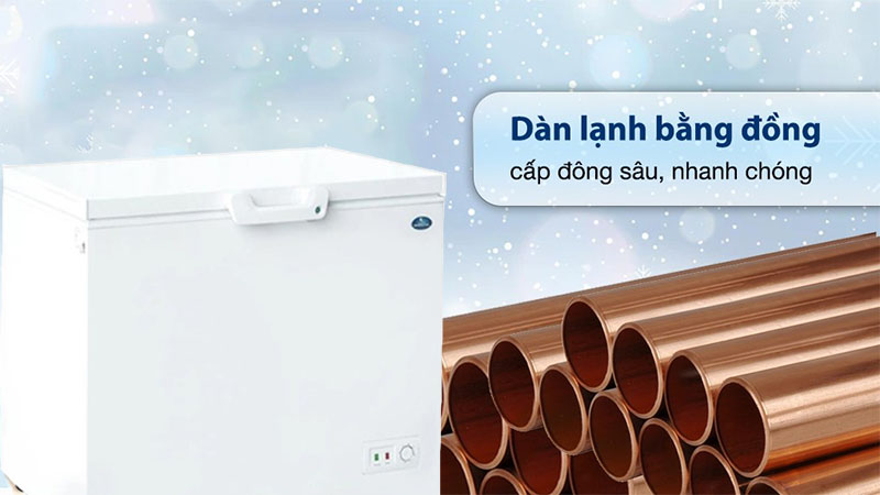 Tủ đông nằm Sanden SCF-0215 - Hàng chính hãng