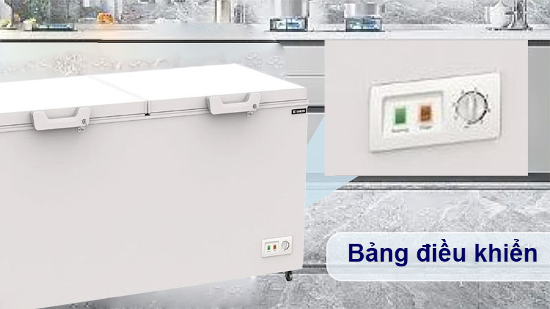 Bảng điều khiển của Tủ đông nằm Sanden SCF-0615