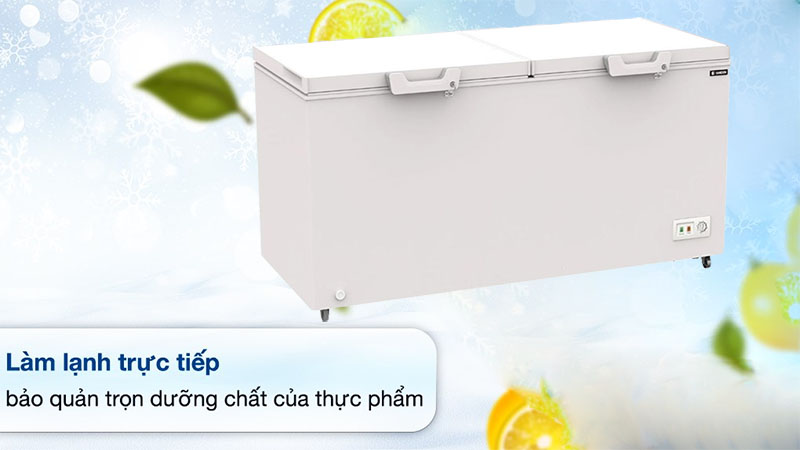 Công nghệ làm lạnh của Tủ đông nằm Sanden SCF-0615
