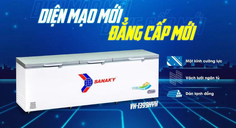 Tủ đông Sanaky VH-1399HYK (1300 lít) - Hàng chính hãng
