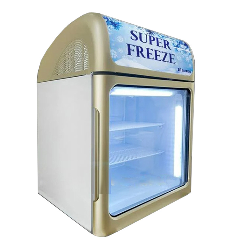 Tủ đông mini cánh kính Sanden SNR-0085 - Hàng chính hãng