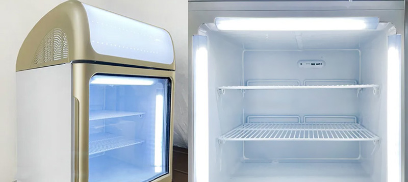 Tủ đông mini cánh kính Sanden SNR-0085 - Hàng chính hãng