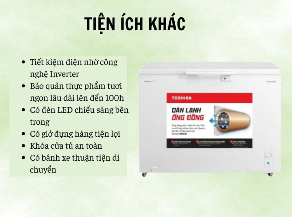 Tủ đông Toshiba inverter GR-RC390CM-PMV(01) - Hàng chính hãng